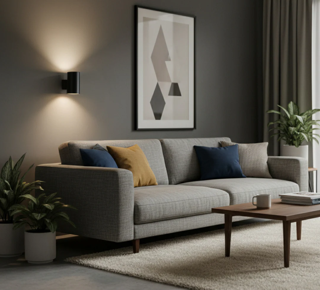 Plug In Wall Light With Cylindrical Head Black - Image 6