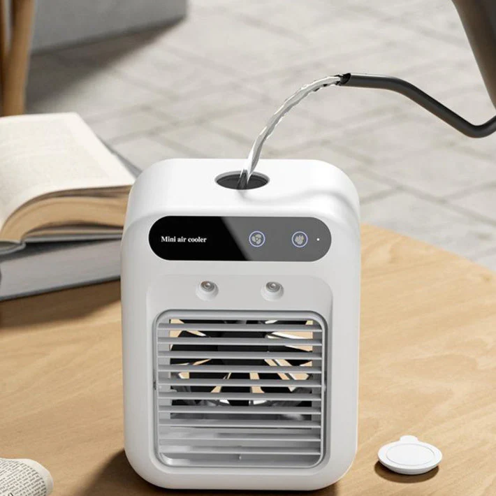 Portable Mini Air Cooler with Front Vent and Water Tank - Image 3