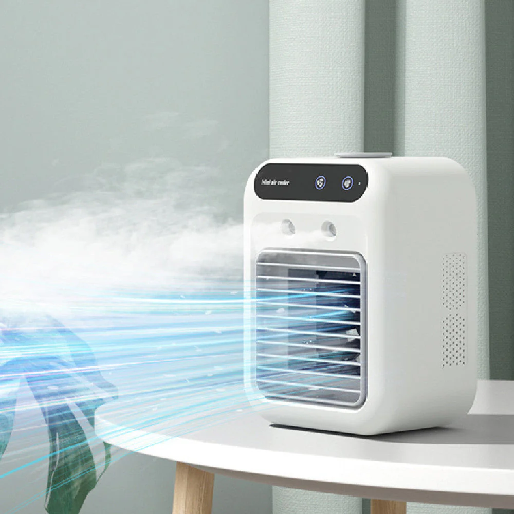 Portable Mini Air Cooler with Front Vent and Water Tank - Image 6