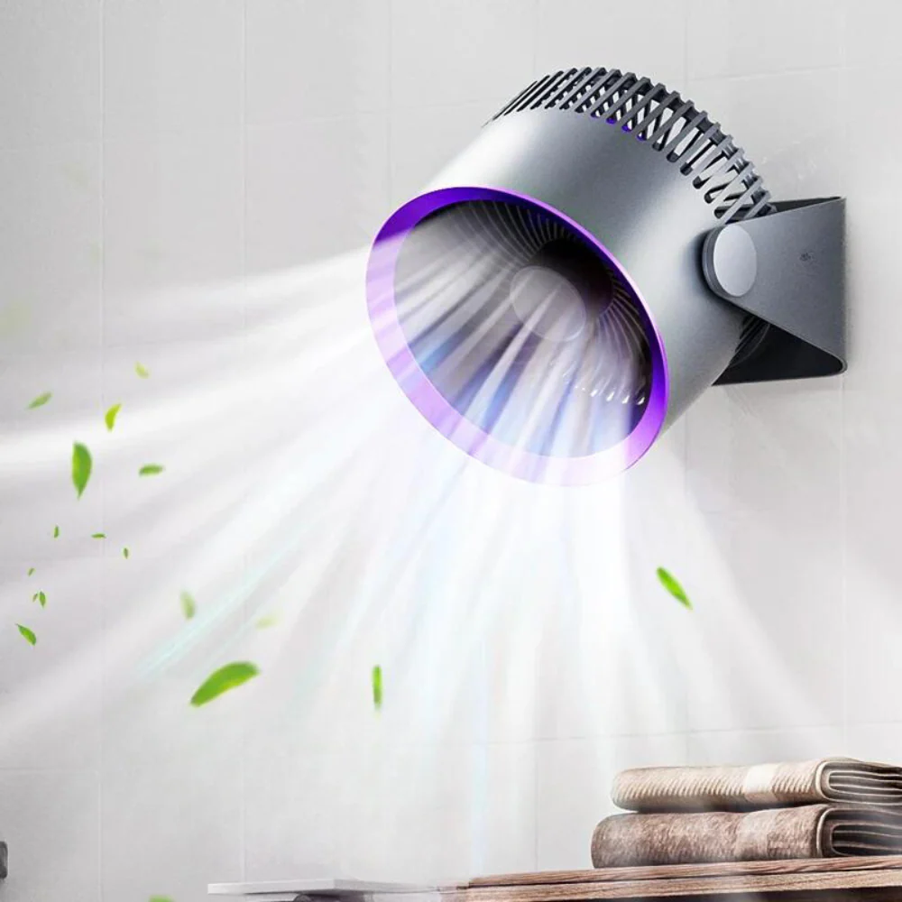 Portable Table Fan with Tilt Stand and Circular Air Vent - Image 5