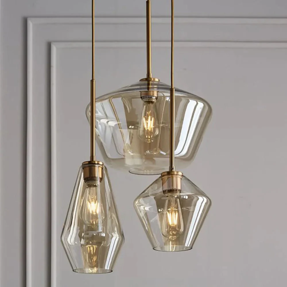 Prism Crystal Glass Pendant Light - Image 10
