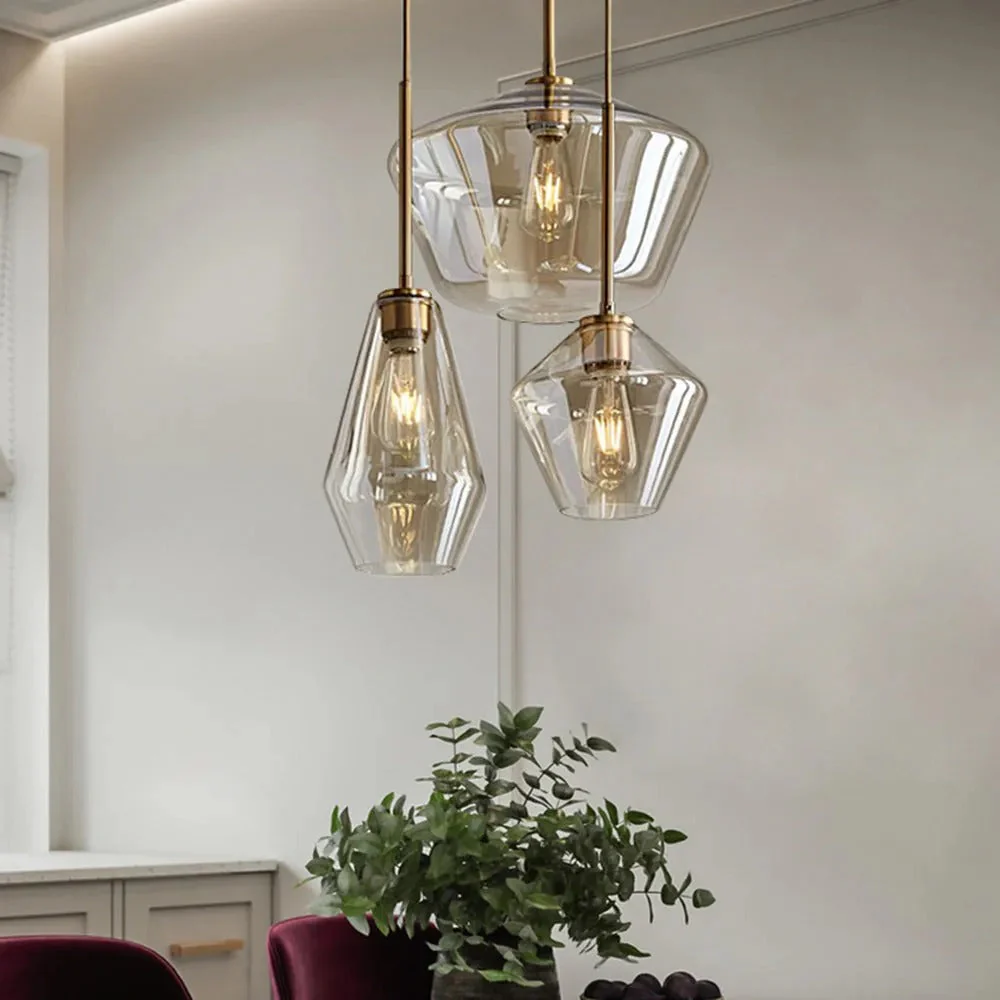 Prism Crystal Glass Pendant Light - Image 9