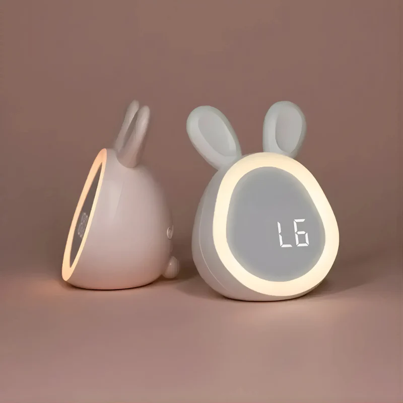 Rabbit Digital Alarm Clock With Night Light - Image 12