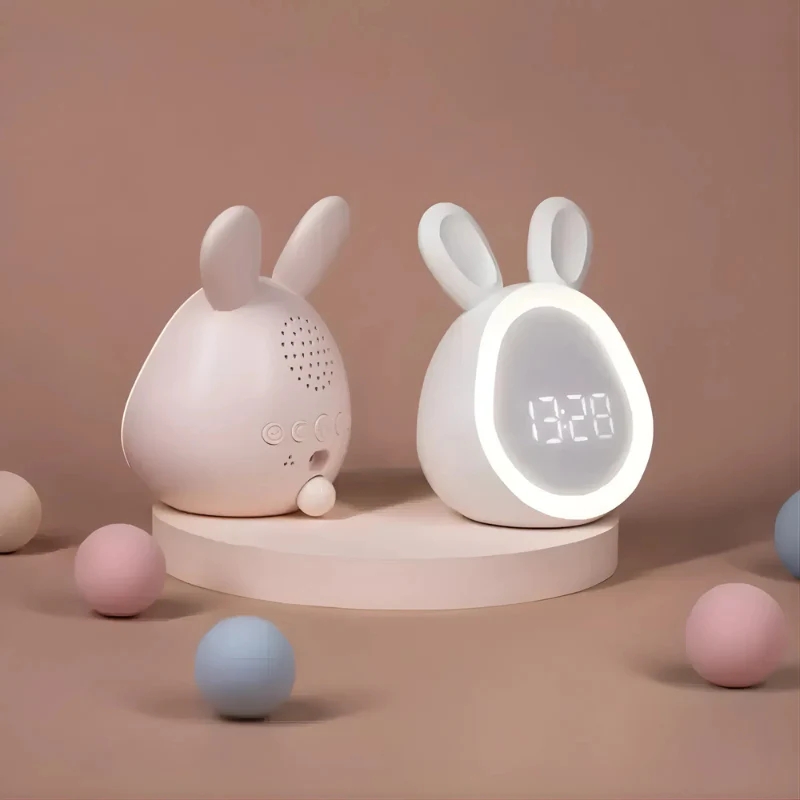 Rabbit Digital Alarm Clock With Night Light - Image 7
