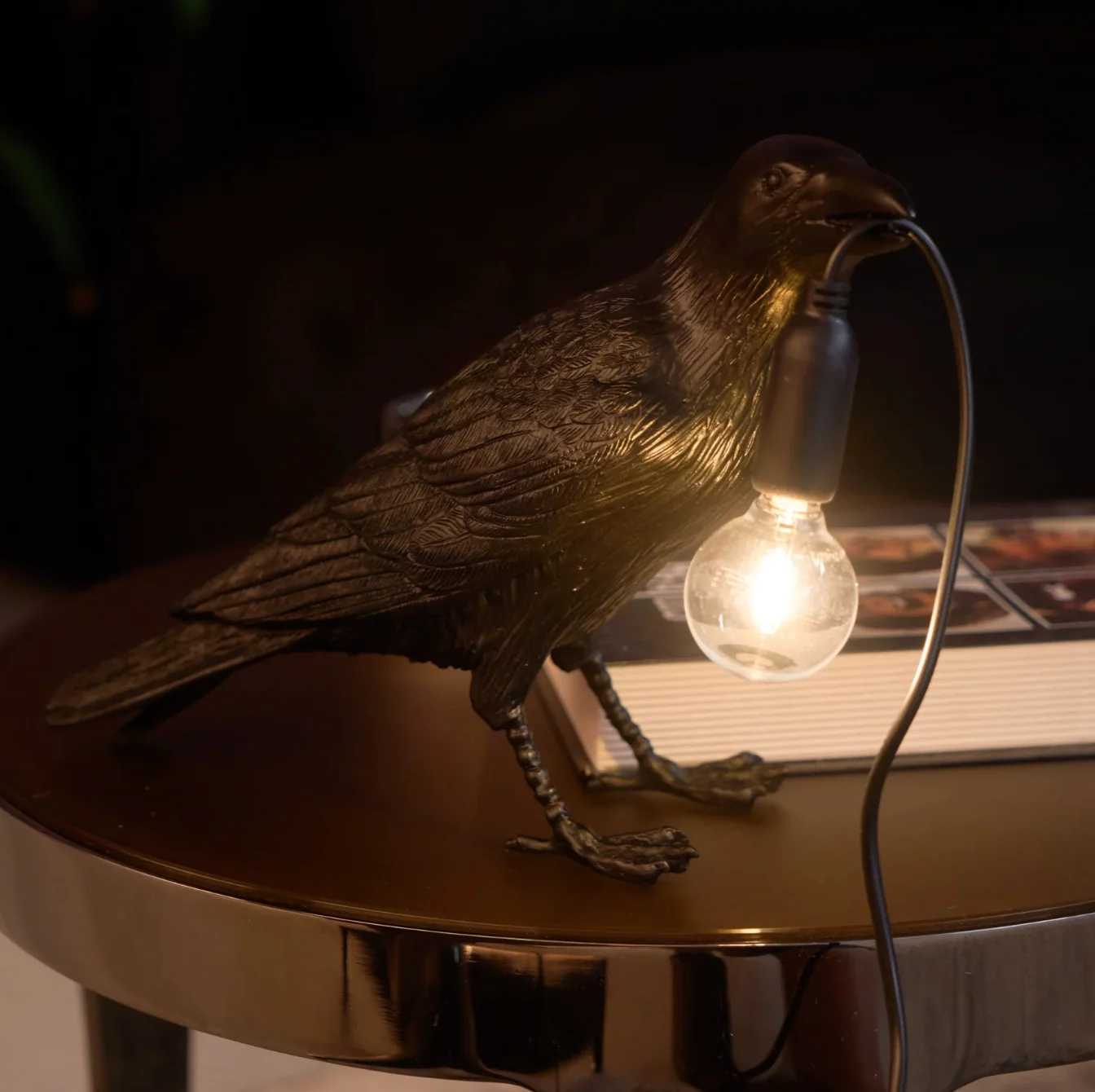 Raven Table Lamp Modern Bird Light Decorative Desk Lamp - Image 10