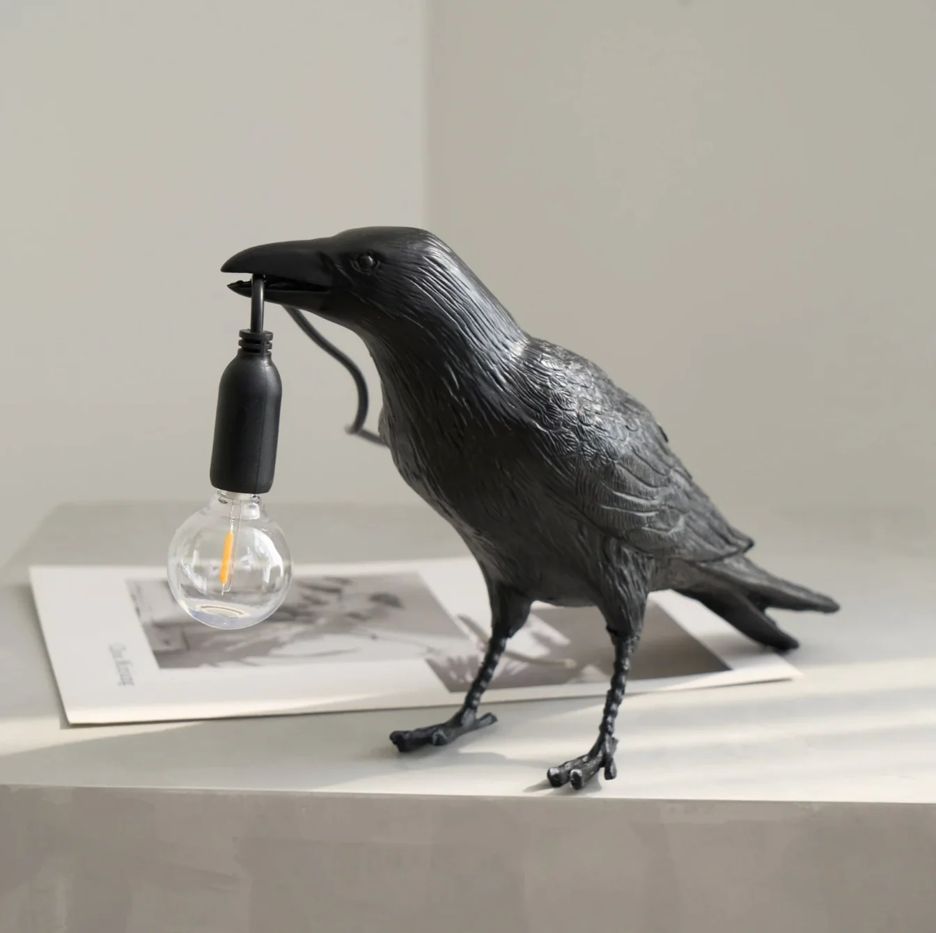 Raven Table Lamp Modern Bird Light Decorative Desk Lamp - Image 17