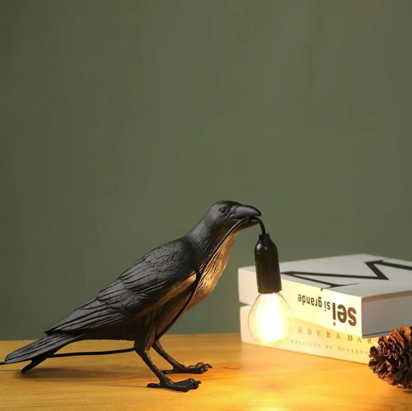 Raven Table Lamp Modern Bird Light Decorative Desk Lamp - Image 24