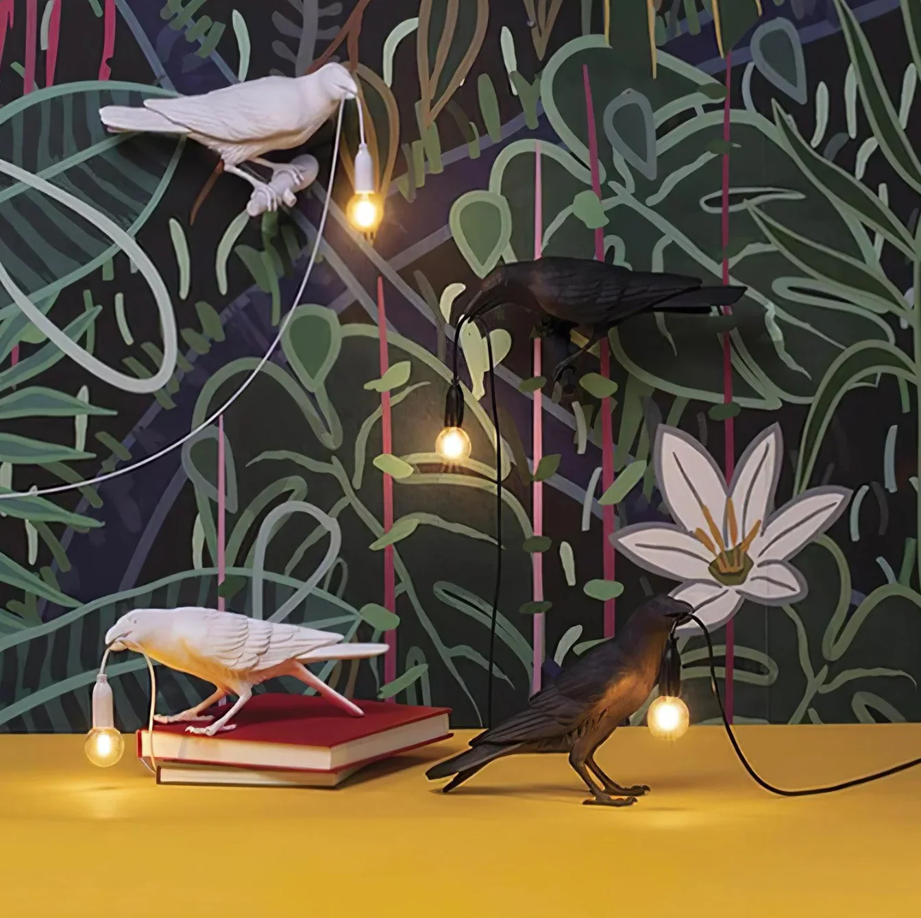 Raven Table Lamp Modern Bird Light Decorative Desk Lamp - Image 33