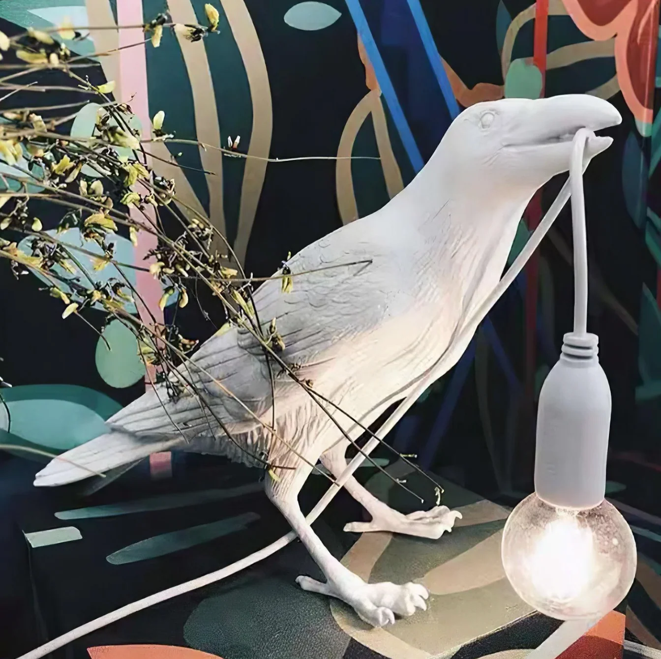 Raven Table Lamp Modern Bird Light Decorative Desk Lamp - Image 34