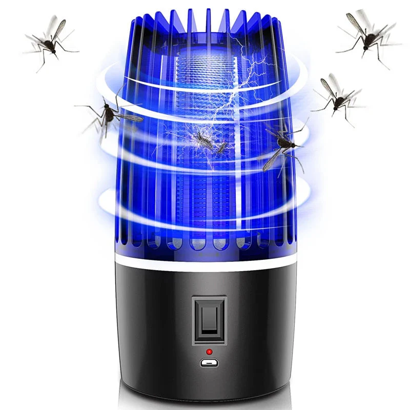 Rechargeable Mosquito Killer Lamp with UV Light USB Device - Image 2