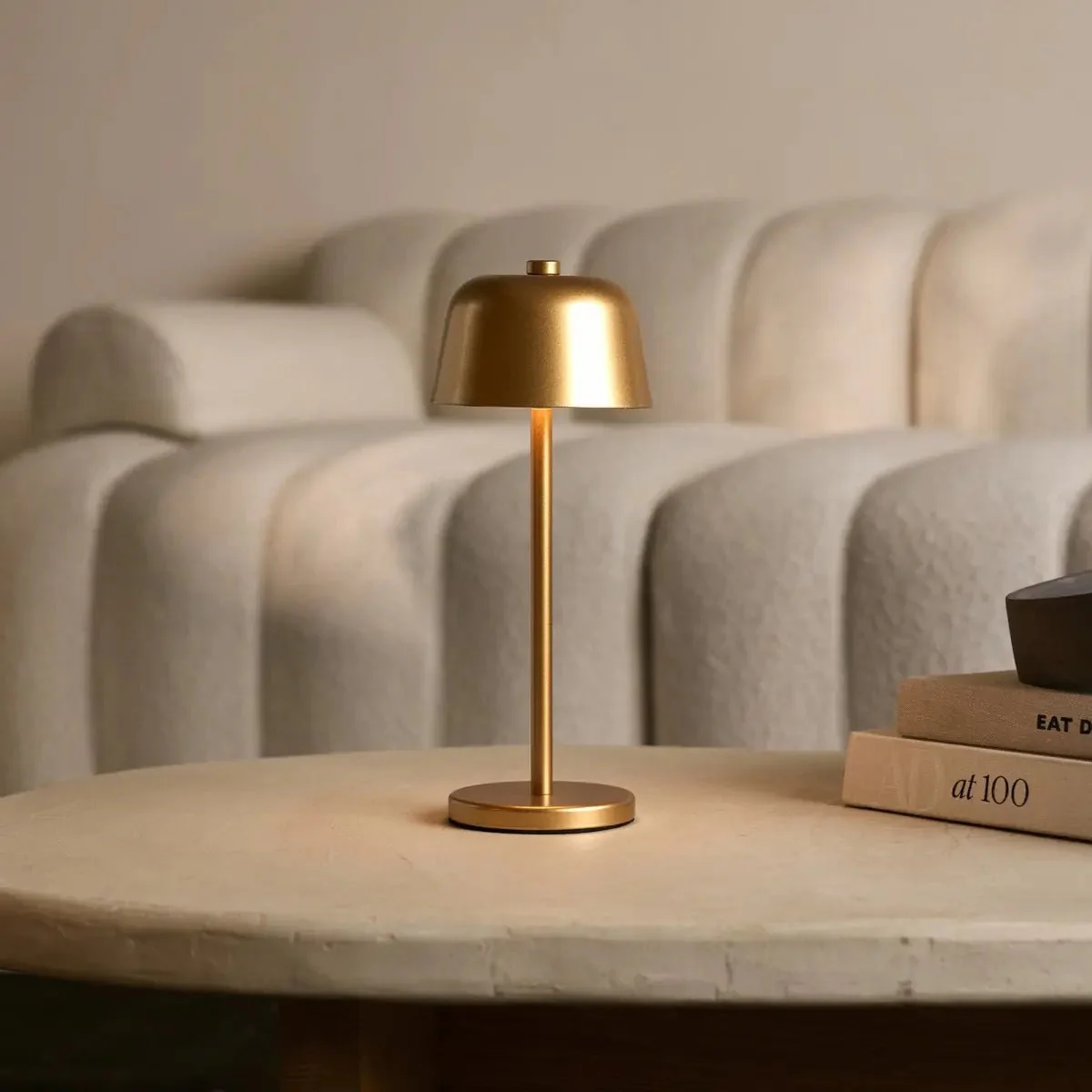 Rechargeable Table Lamp Cordless Metal Base - Image 2