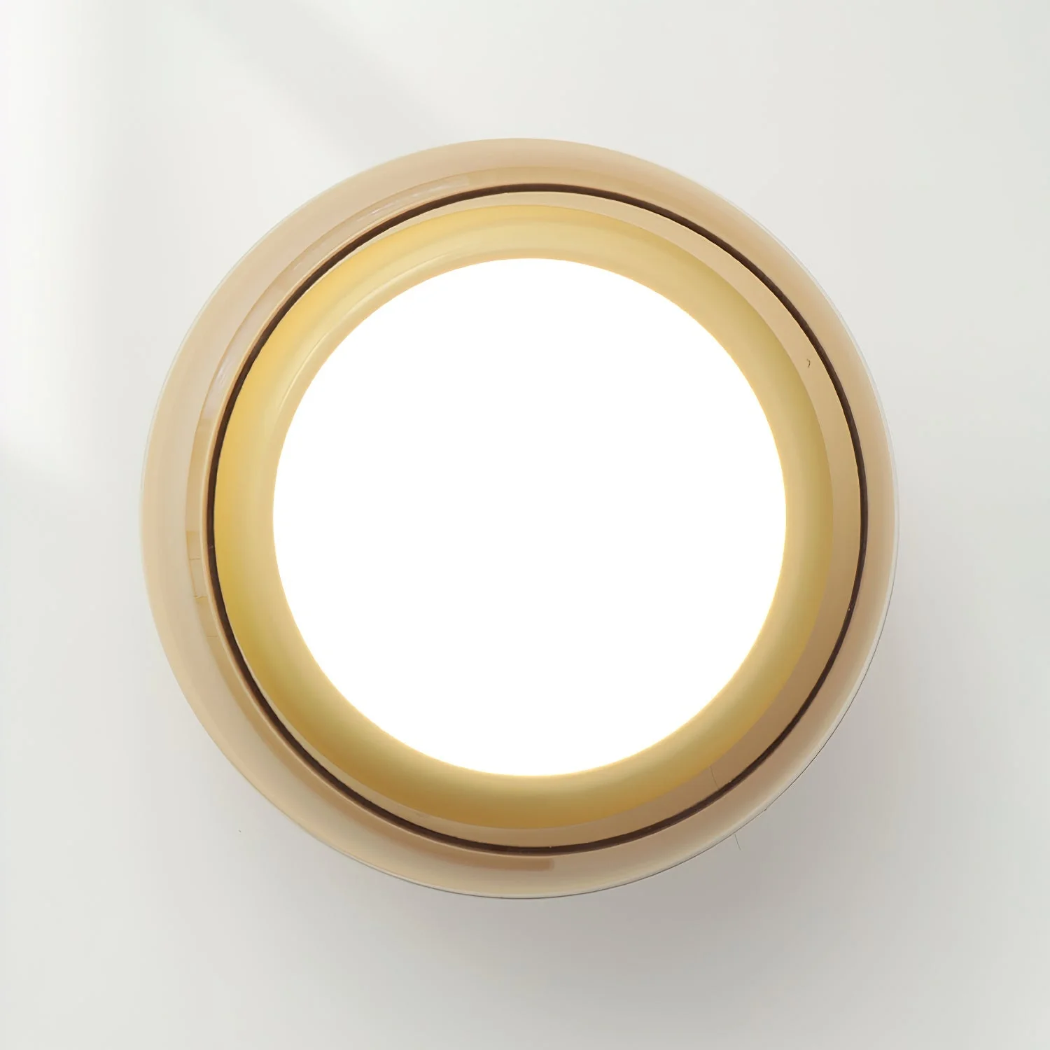 Retro Amber Glass Flush Mount Ceiling Light - Image 10