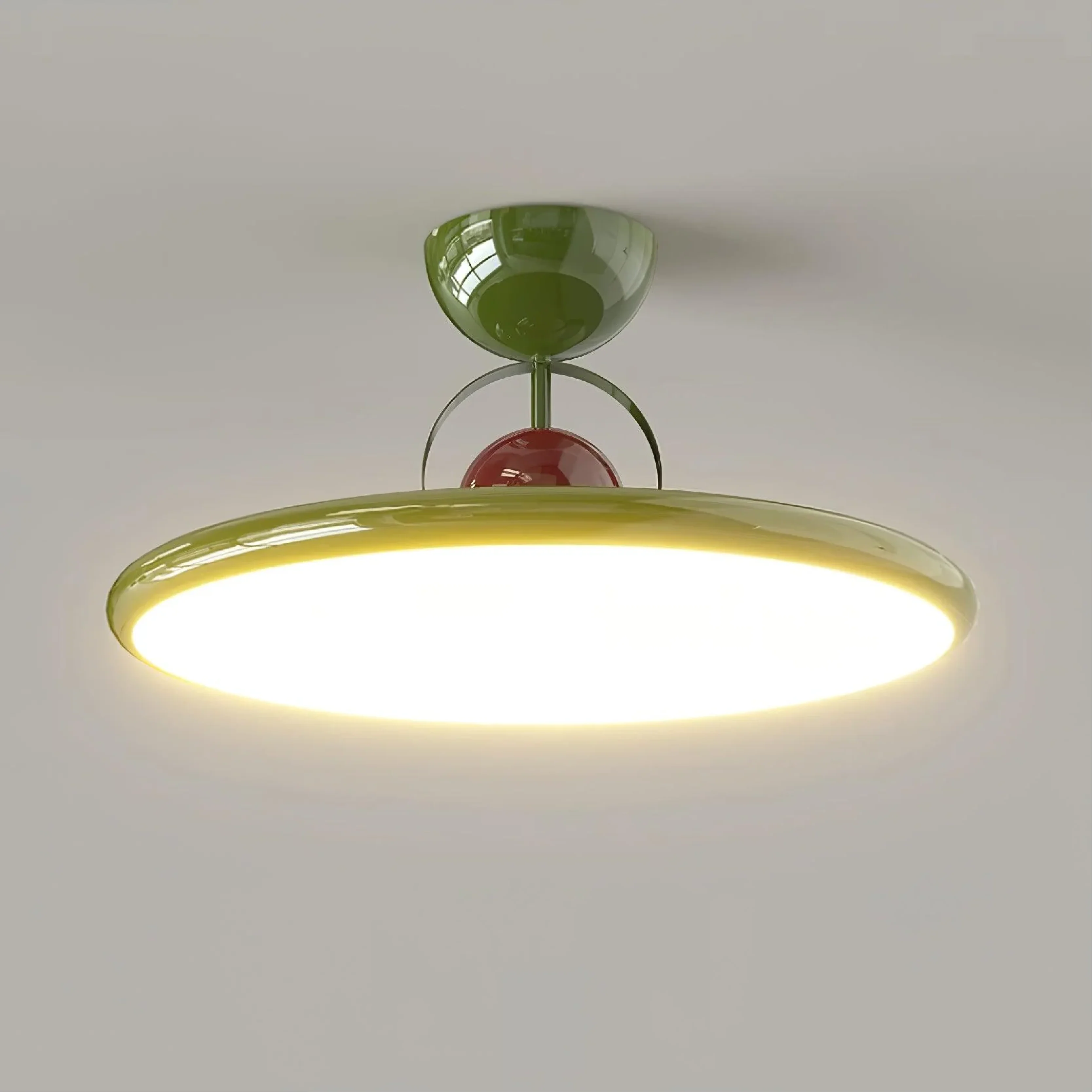 Retro Glass Flush Mount Ceiling Light - Image 5