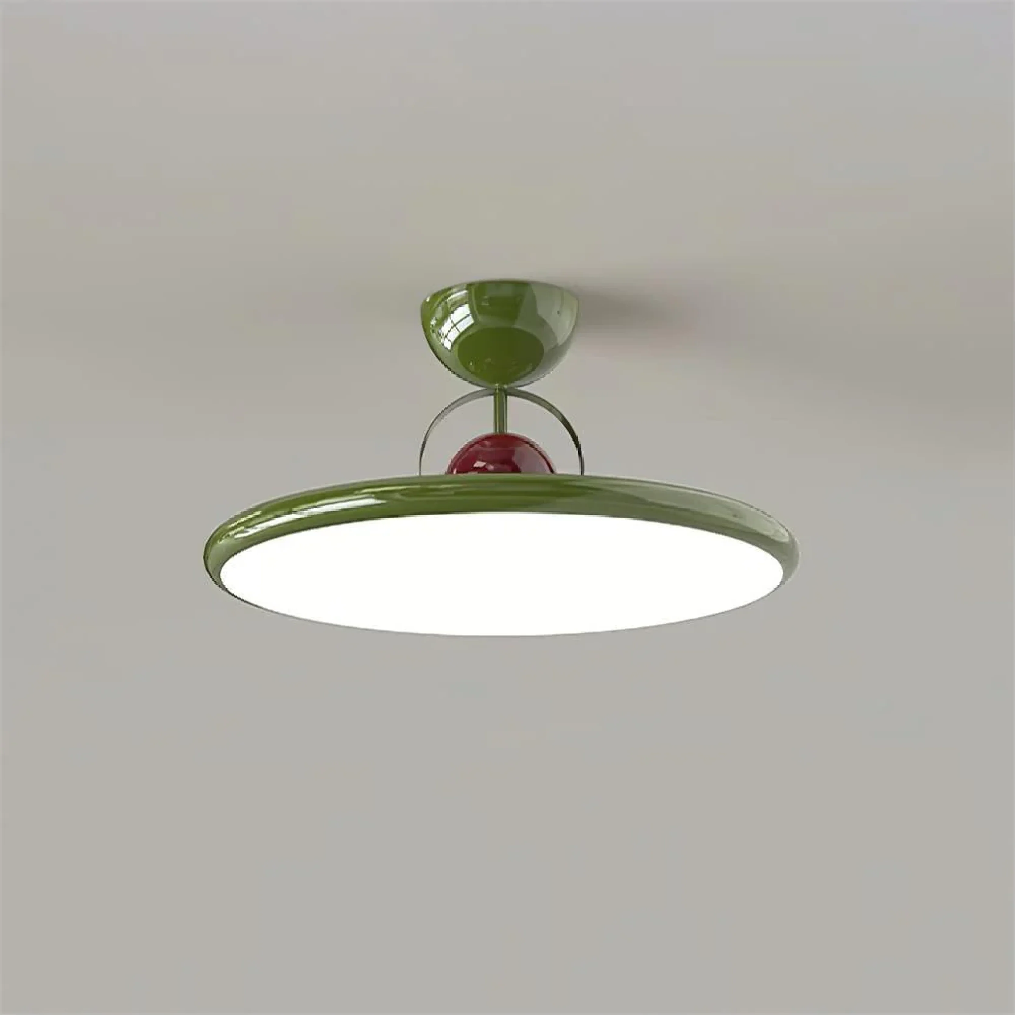Retro Glass Flush Mount Ceiling Light - Image 8