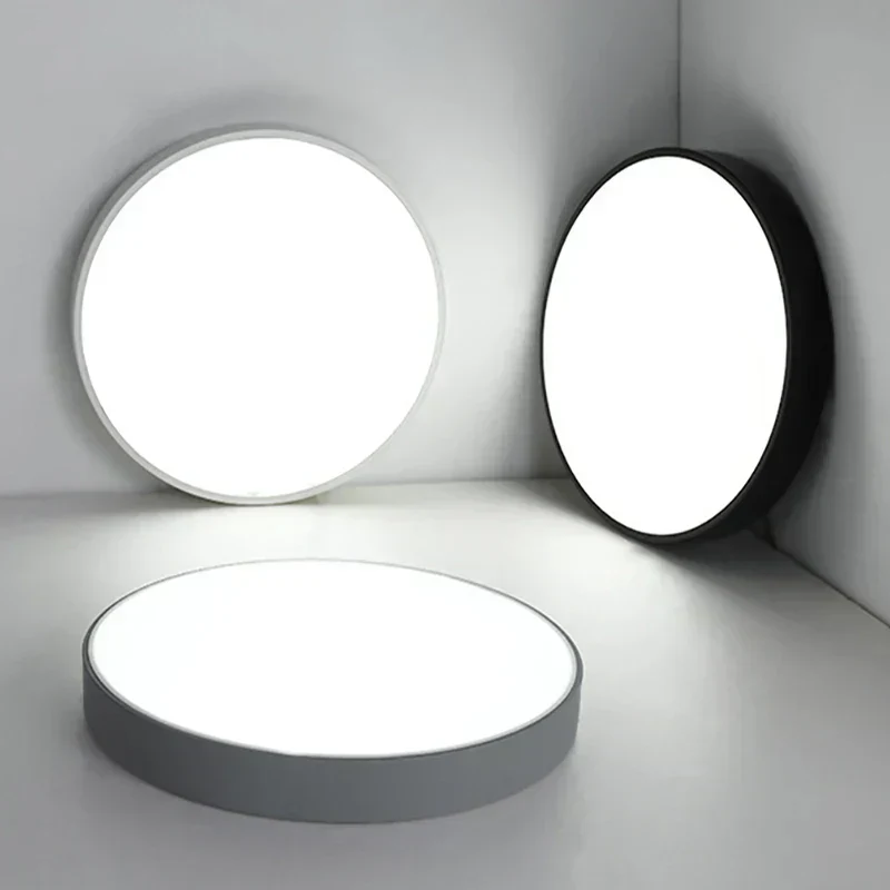 Round LED Ceiling Light with Metal Frame - Image 5
