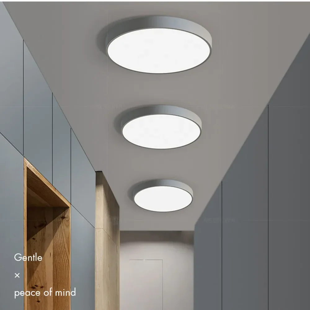 Round LED Ceiling Light with Metal Frame - Image 7
