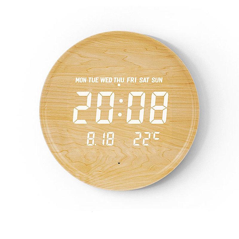 Scandinavian Digital Wall Clock With LED Display And USB Power - Image 3