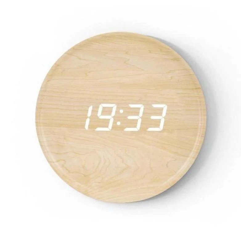Scandinavian Digital Wall Clock With LED Display And USB Power - Image 5