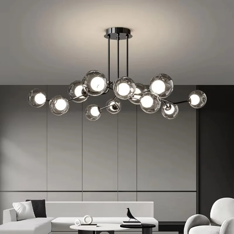 Scandinavian Glass Ceiling Light - Image 3