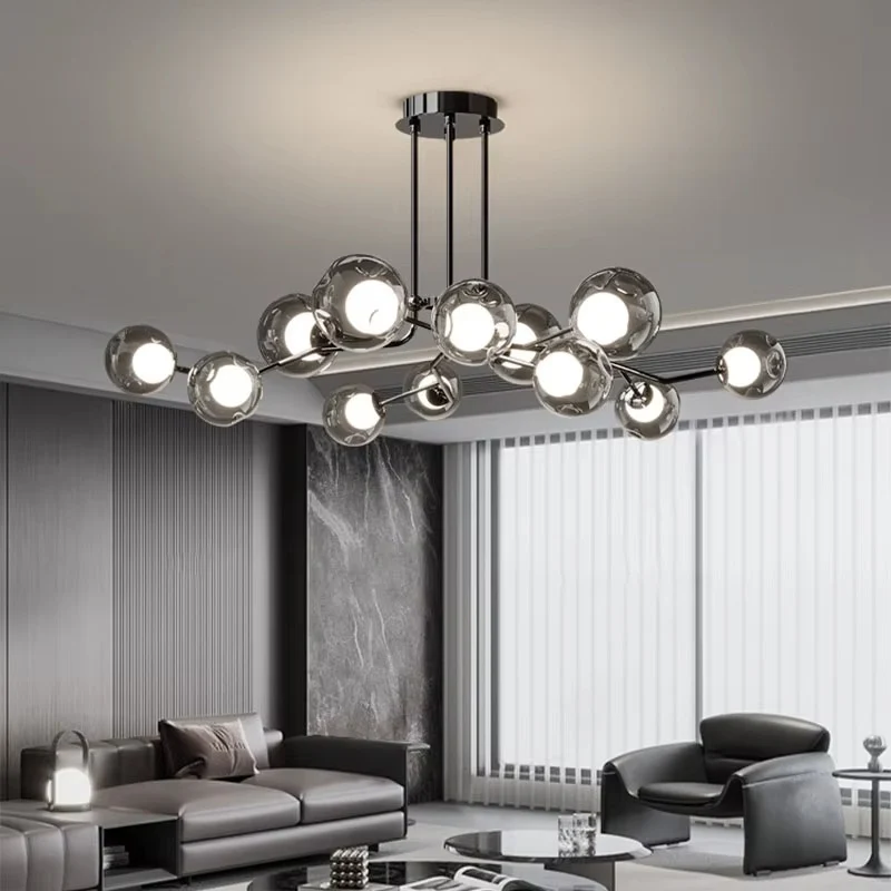 Scandinavian Glass Ceiling Light - Image 4