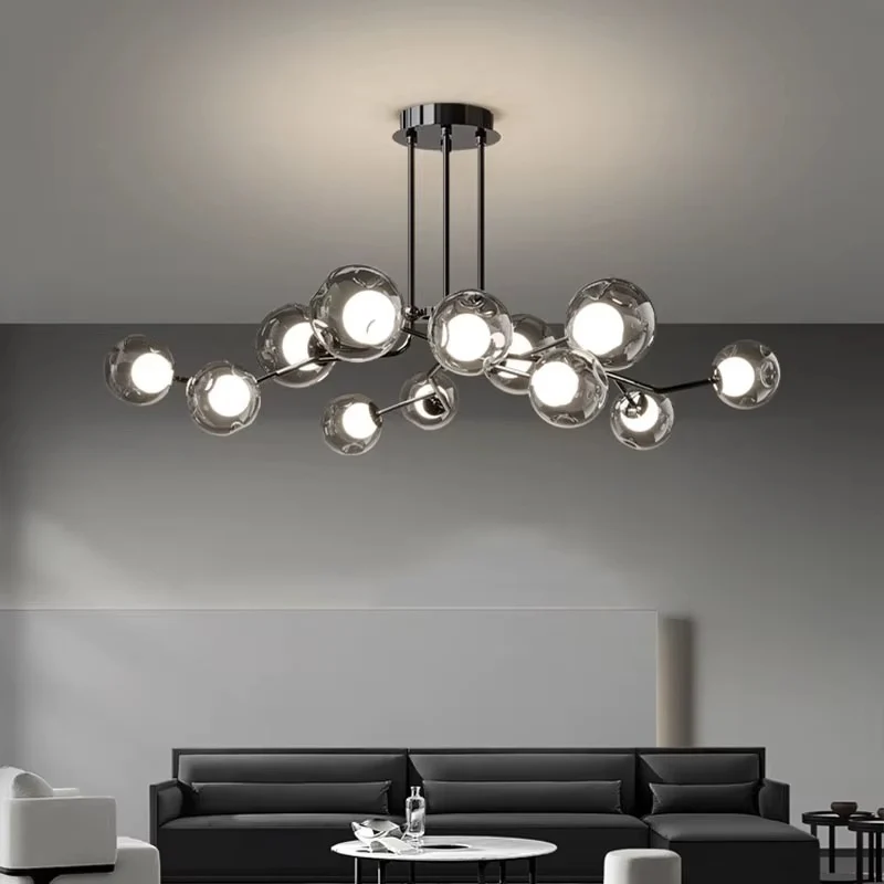Scandinavian Glass Ceiling Light - Image 5
