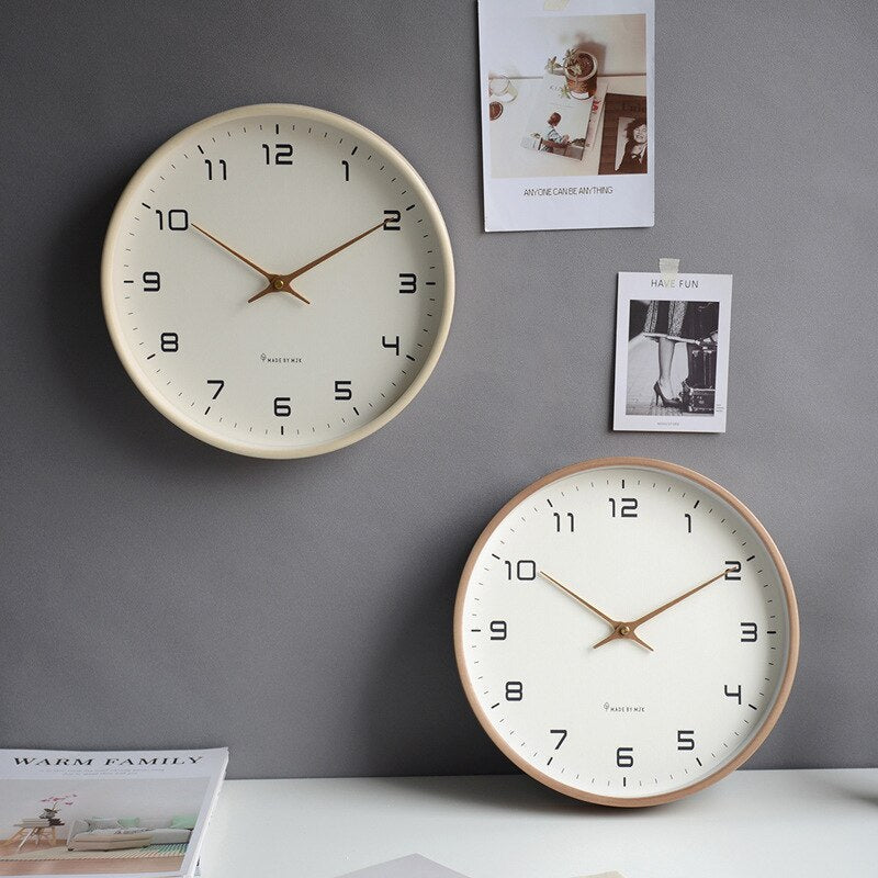 Scandinavian Wall Clock Minimalist Silent Nordic - Image 2