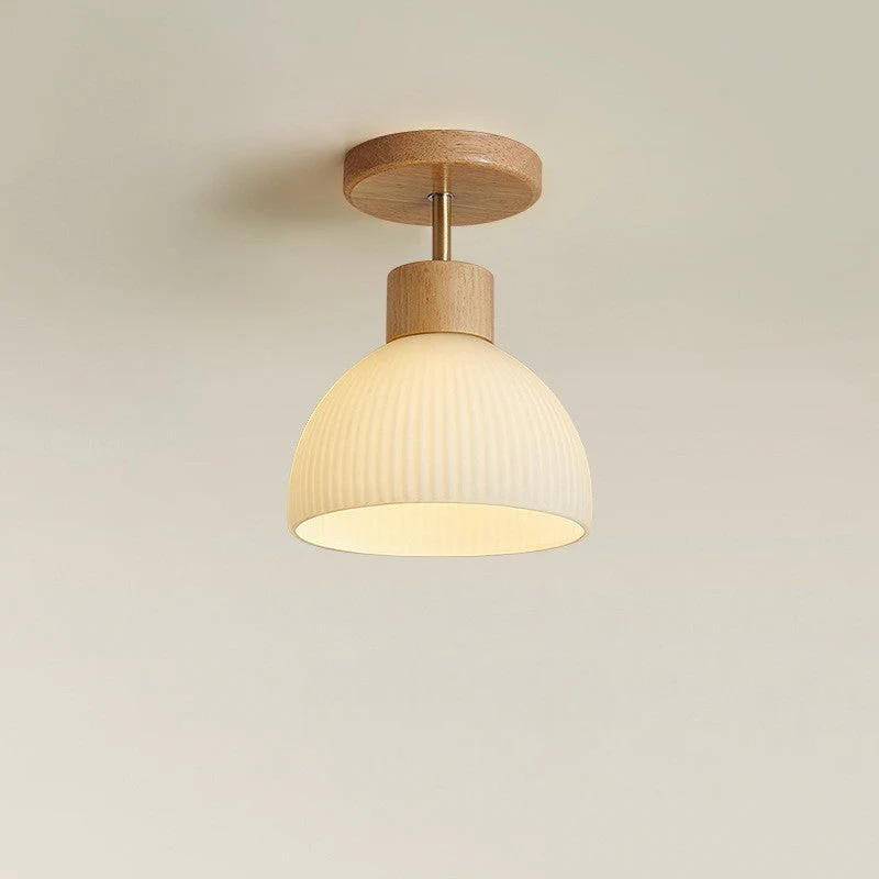 Scandinavian Wood Ceiling Light - Image 4