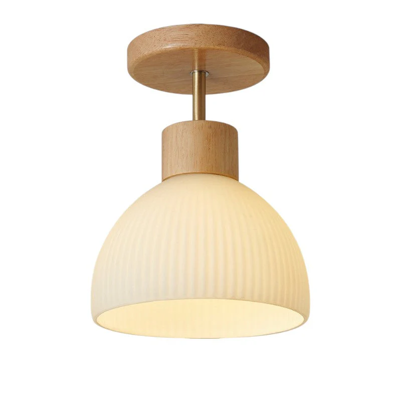 Scandinavian Wood Ceiling Light - Image 5
