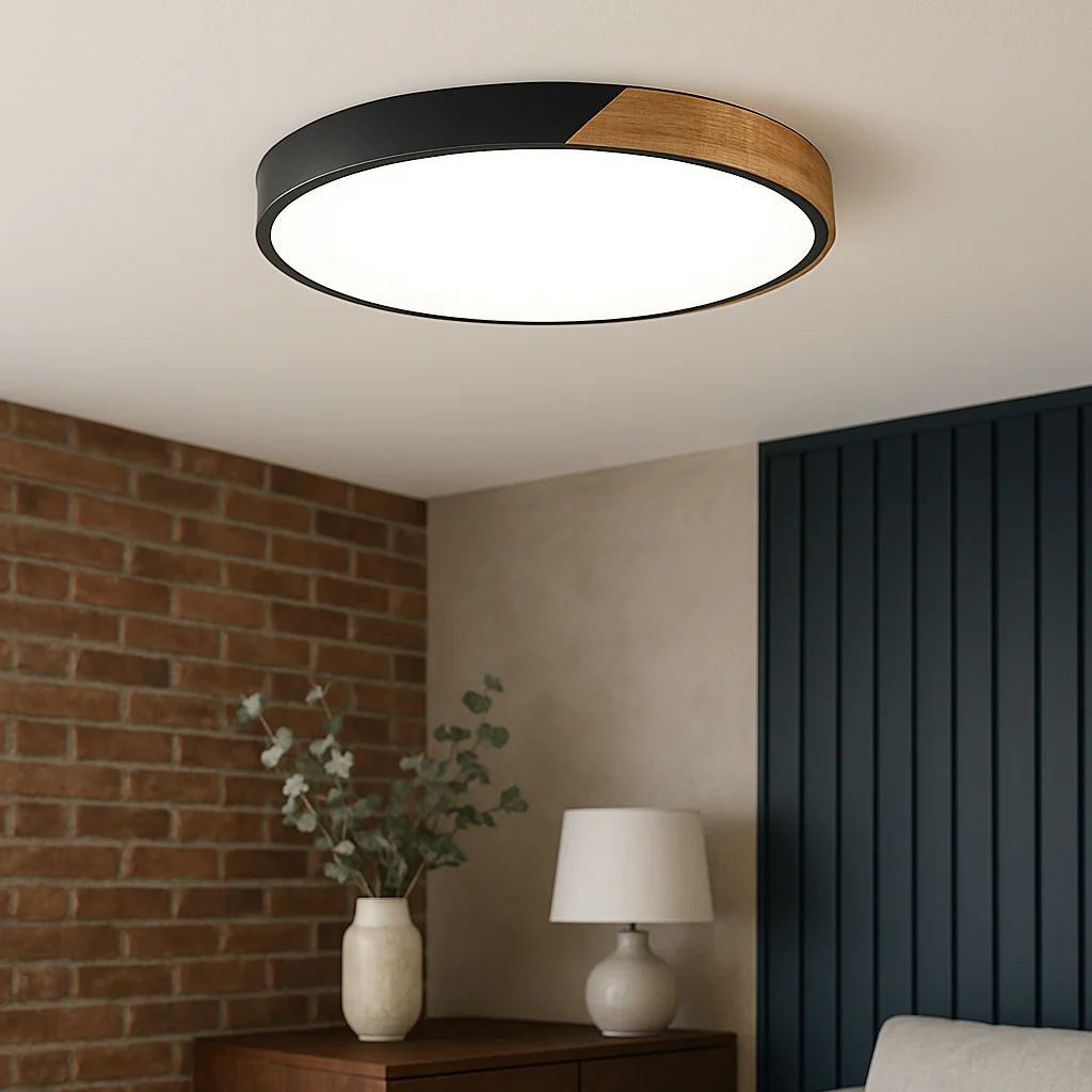 Scandinavian Wooden Ceiling Light - Image 3