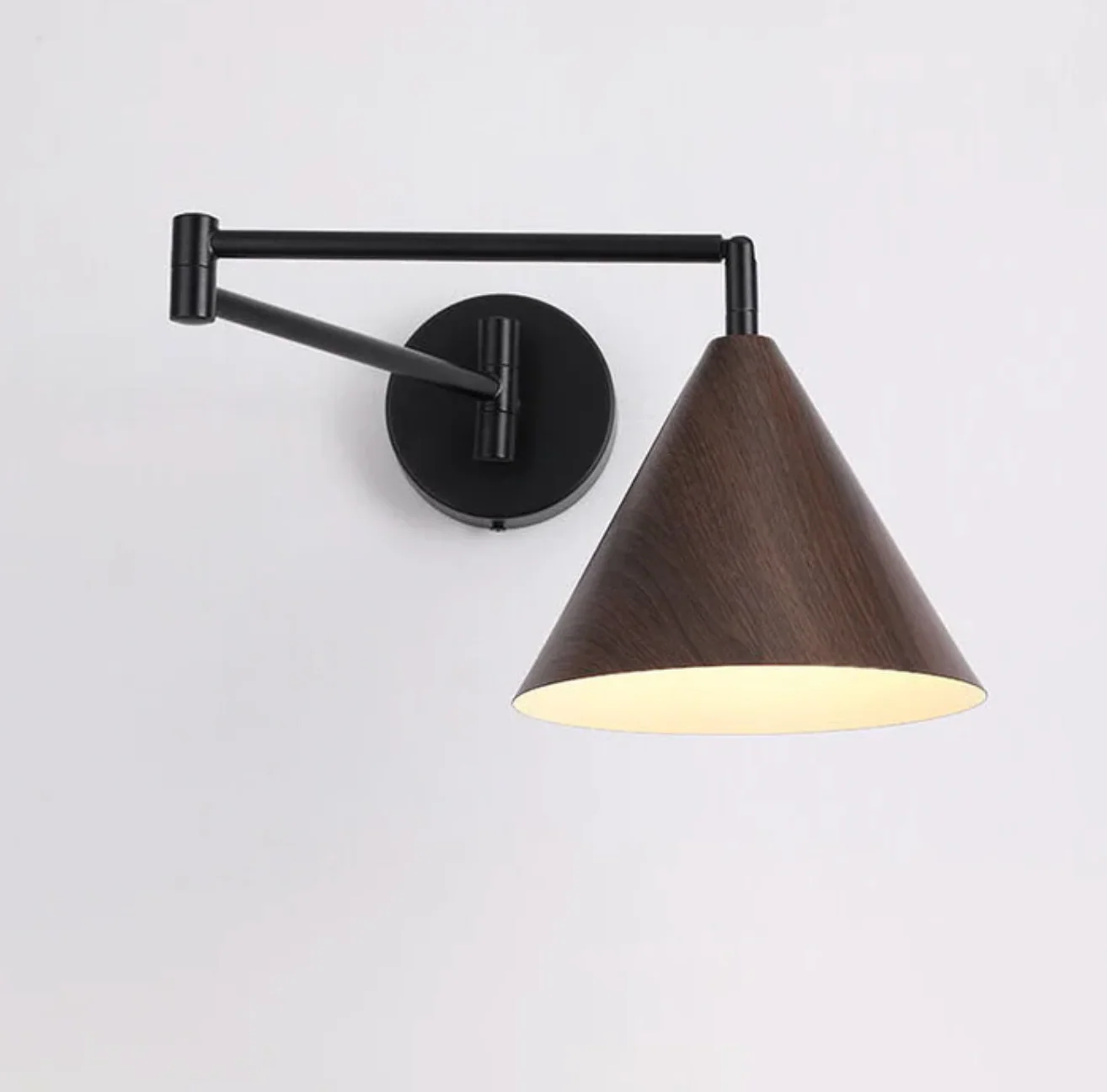 Scandinavian Wooden Wall Lamp Minimalist Modern Sconce - Image 16