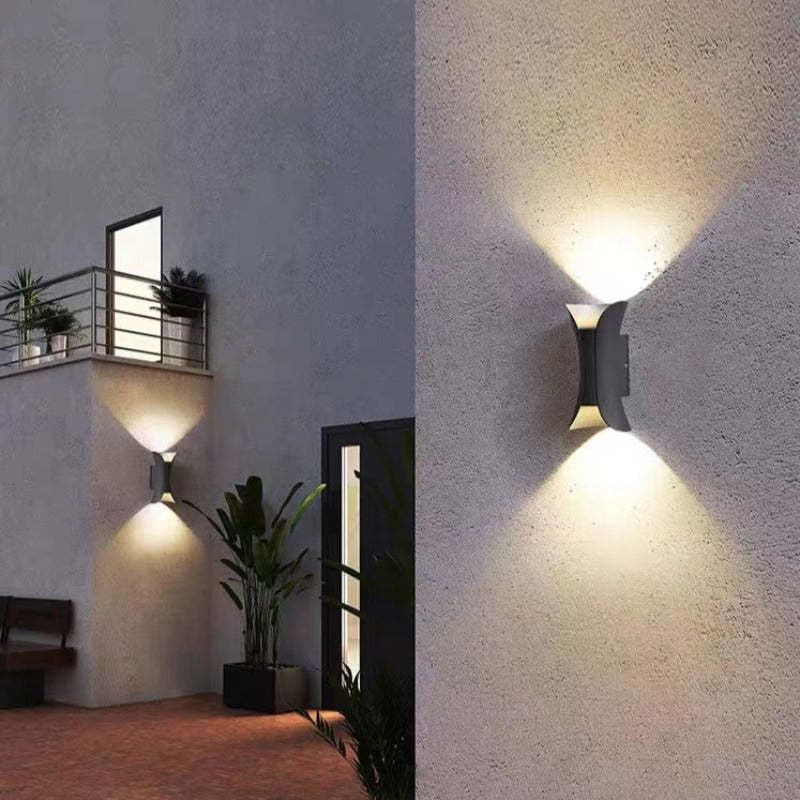 Sculpted Up-Down Outdoor LED Wall Light - Image 3