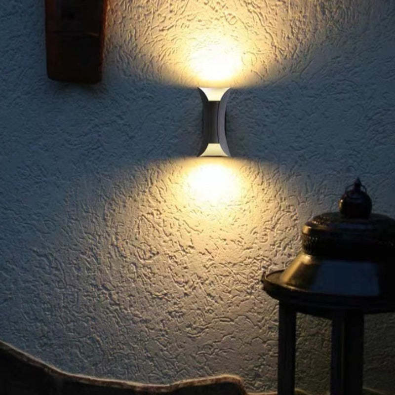 Sculpted Up-Down Outdoor LED Wall Light - Image 4