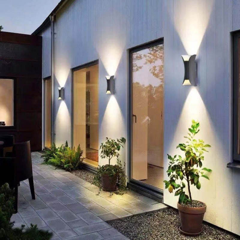 Sculpted Up-Down Outdoor LED Wall Light - Image 5