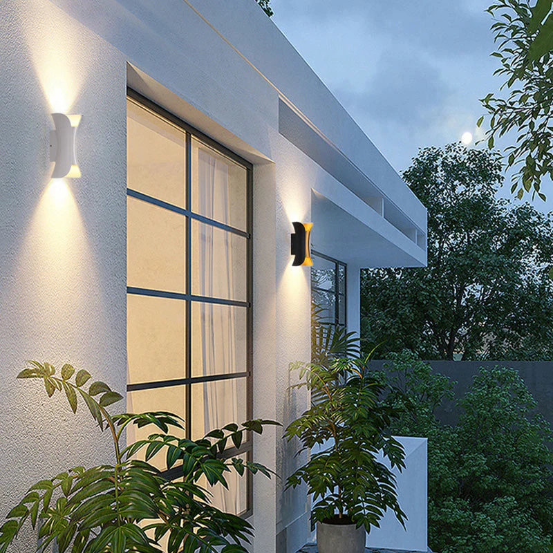 Sculpted Up-Down Outdoor LED Wall Light - Image 9