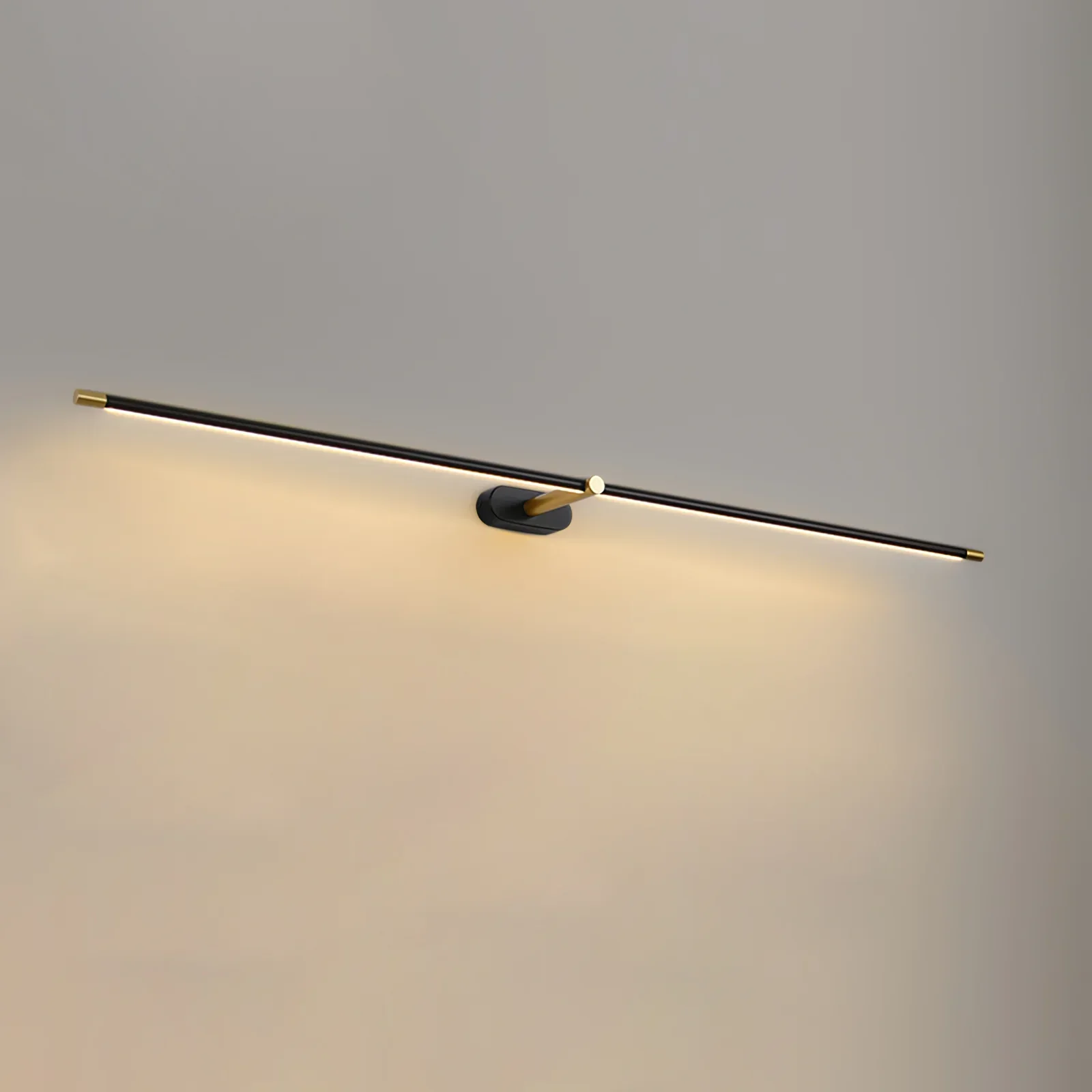 Sleek Metal Bathroom Bar Wall Light - Image 6