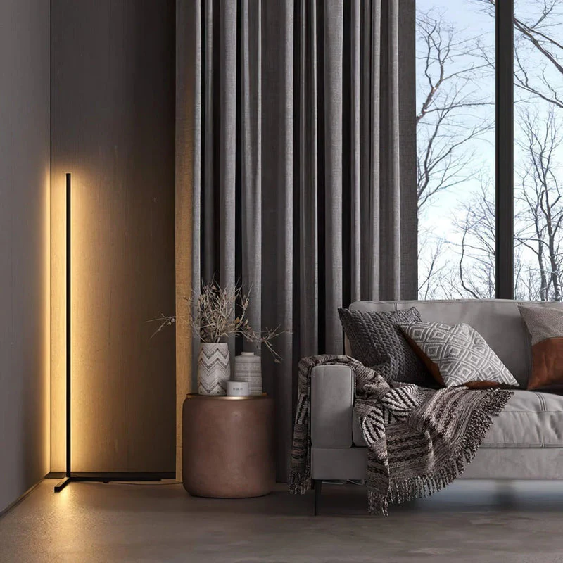 Smart Ambient LED Corner Floor Lamp - Image 5