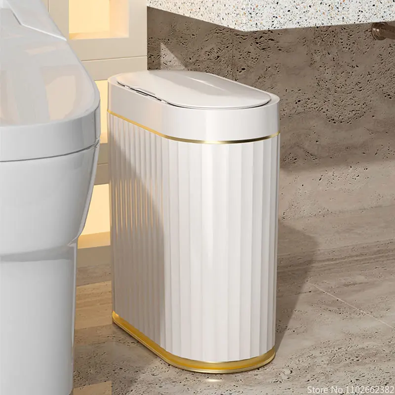 Smart Touchless Sensor Bin Modern Bathroom Waste Bin - Image 2