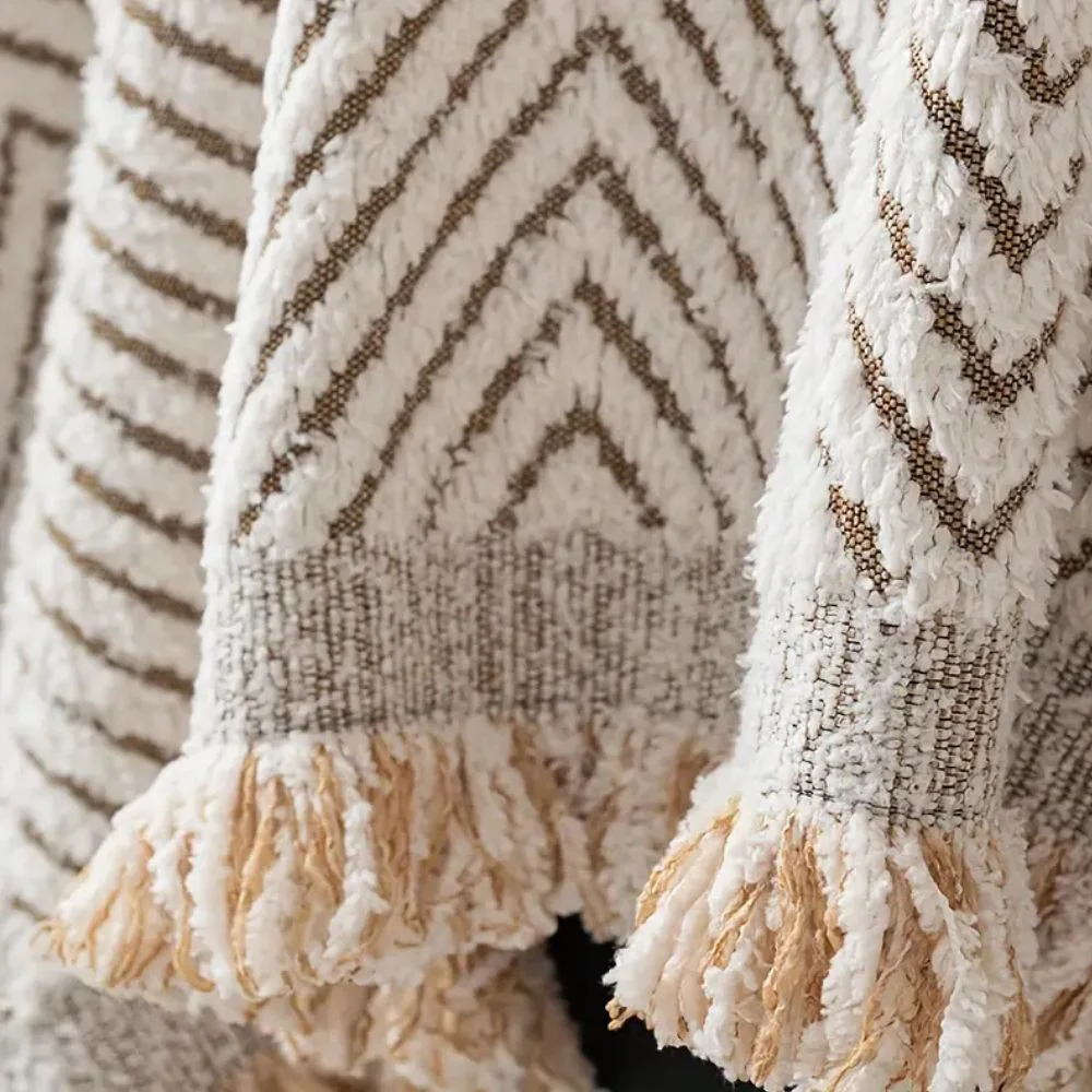 Sofa Cover Herringbone Pattern Slipcover for Couch Protection - Image 5