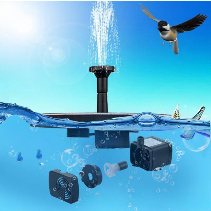 Solar Fountain Pump Floating Water Feature - Image 2