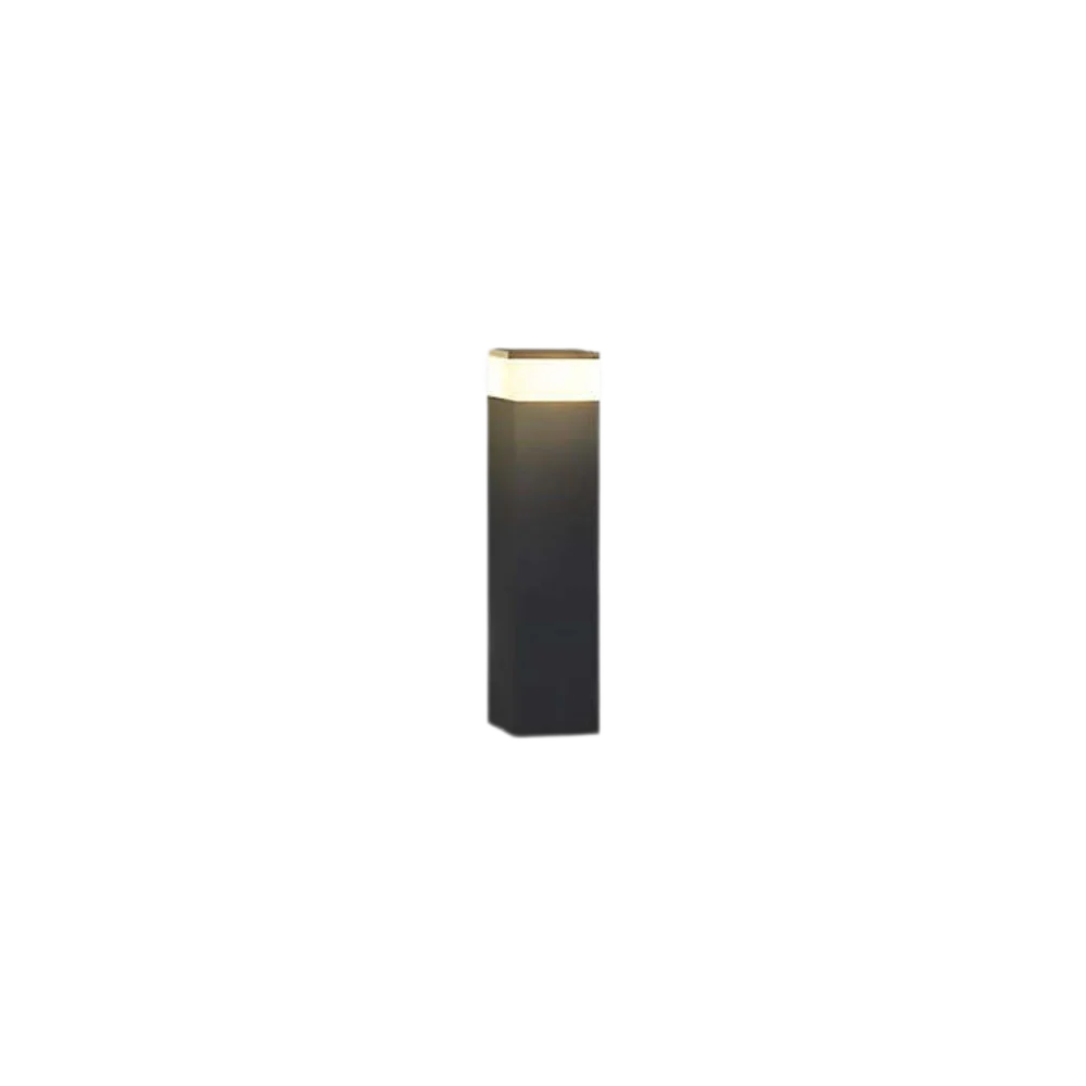 Solar Garden Bollard Light With Rectangular Black Post Design - Image 8