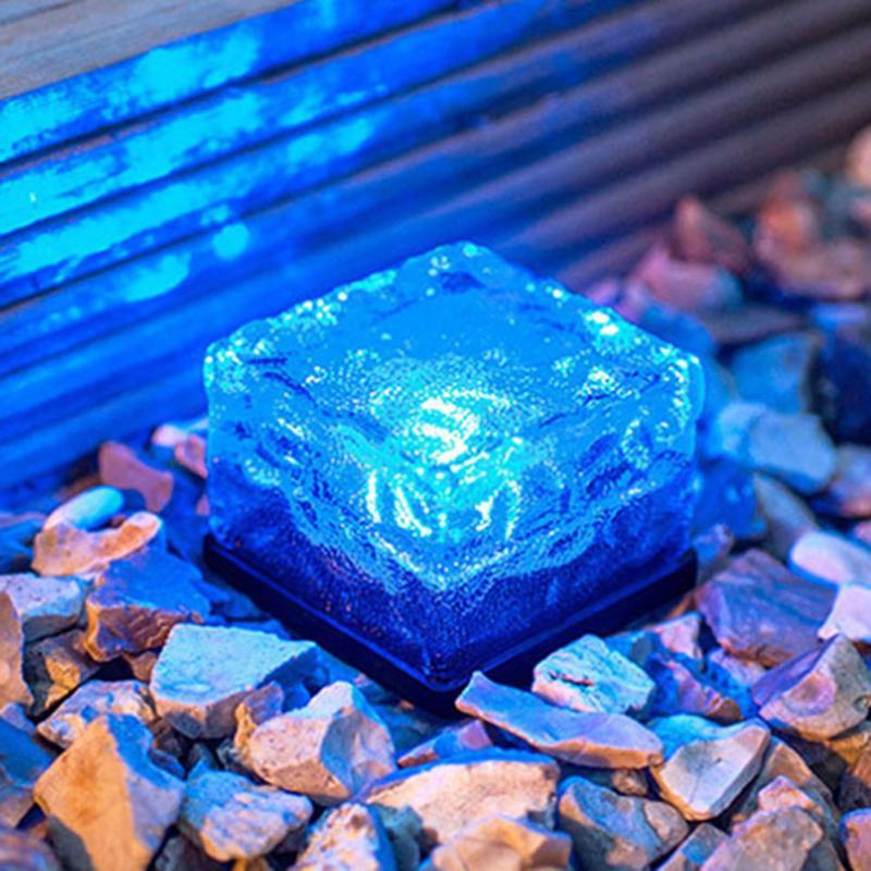 Solar Garden Cube Light With Colour Changing Water Ripple Effect - Image 17