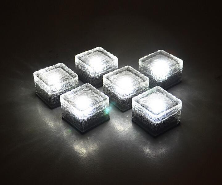 Solar Garden Cube Light With Colour Changing Water Ripple Effect - Image 4