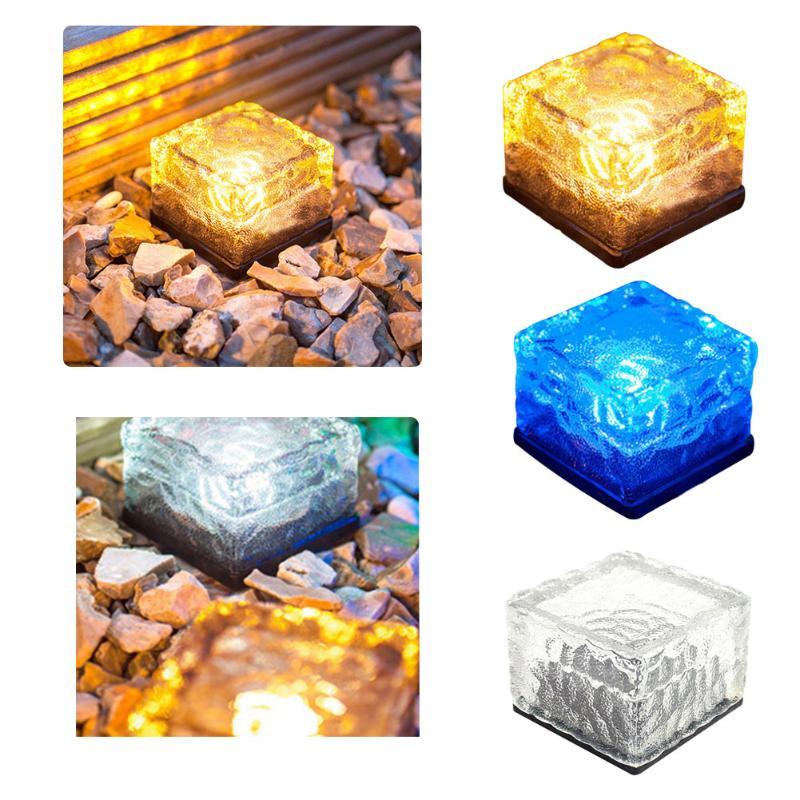 Solar Garden Cube Light With Colour Changing Water Ripple Effect - Image 7