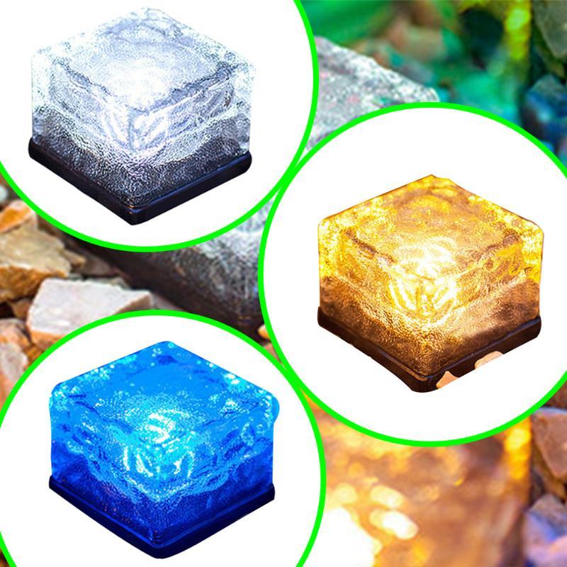 Solar Garden Cube Light With Colour Changing Water Ripple Effect - Image 8