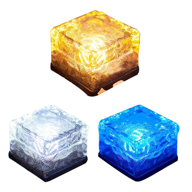 Solar Garden Cube Light With Colour Changing Water Ripple Effect - Image 9