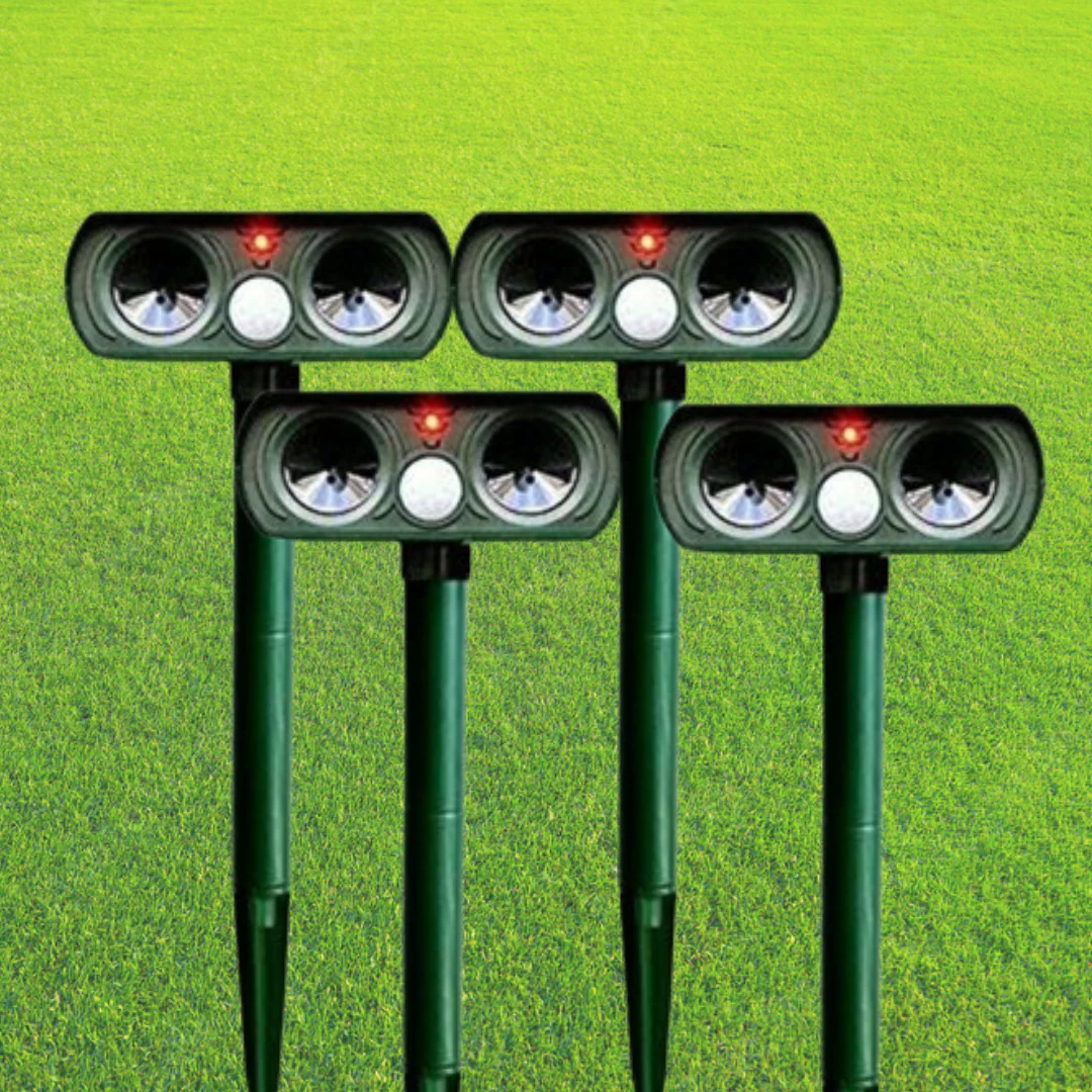 Solar Infrared Animal Repeller Outdoor Pest Deterrent Device - Image 2