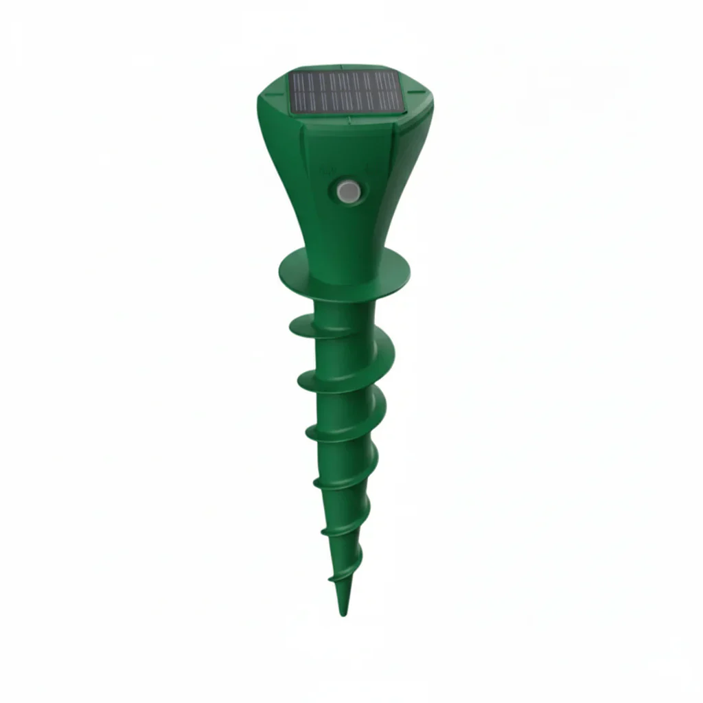 Solar Mole Repellent Stake Ultrasonic Garden Pest Deterrent - Image 7