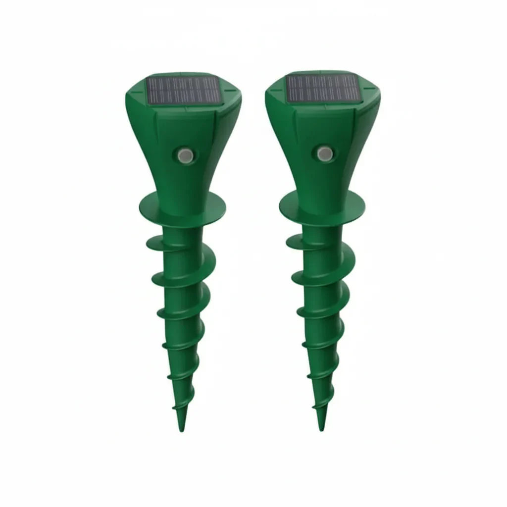 Solar Mole Repellent Stake Ultrasonic Garden Pest Deterrent - Image 8