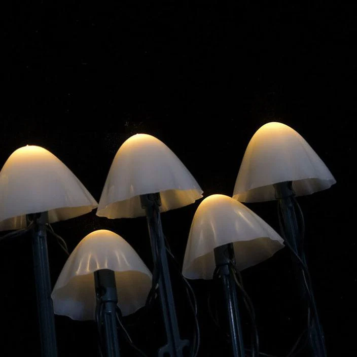 Solar Mushroom Garden Lights with Multicolour LED Caps - Image 7