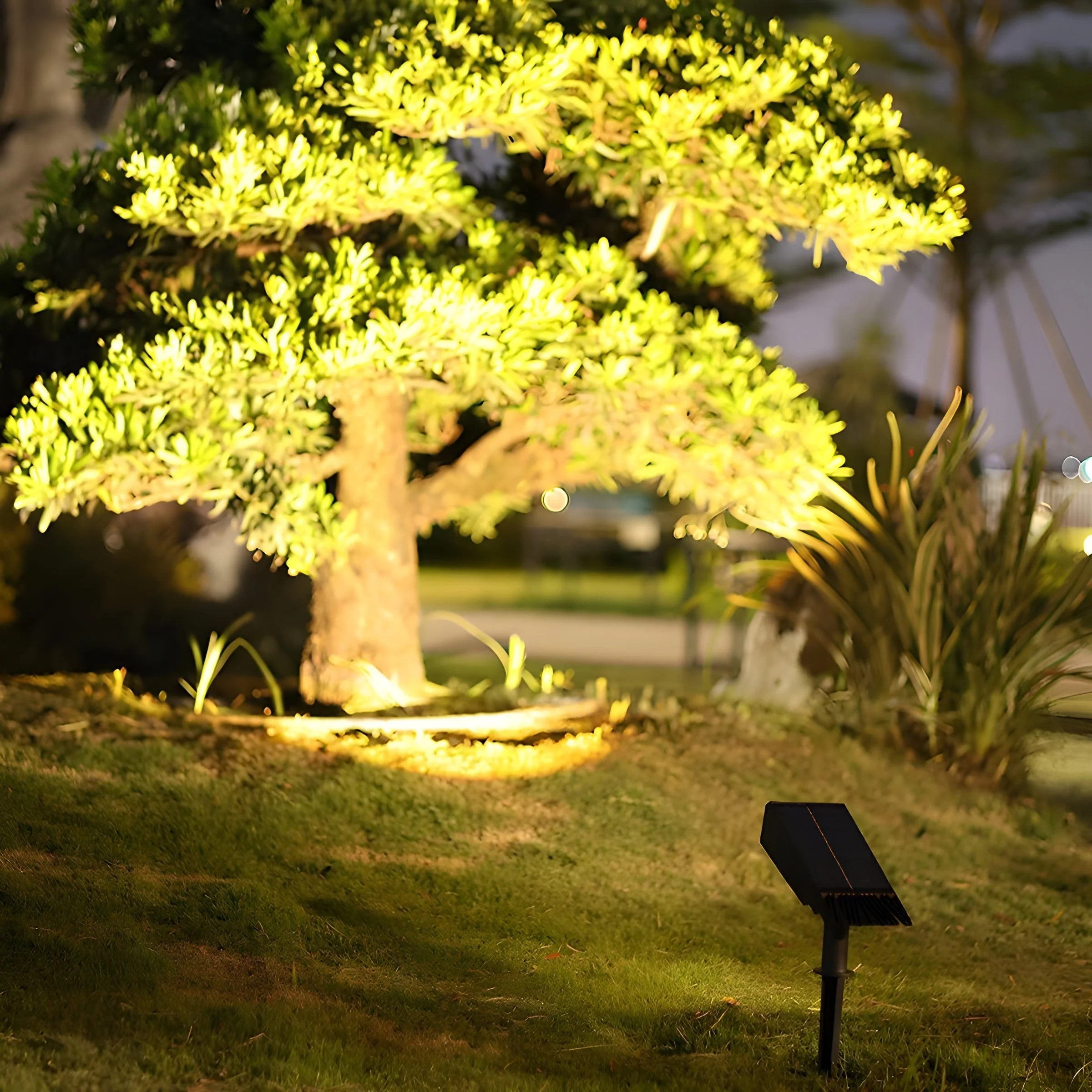 Solar Outdoor Spot Light Adjustable Head Garden Light - Image 3